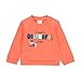 boboli Sweat en peluche Lettres pour bébé fille Modèle 213006, orange, 74 cm