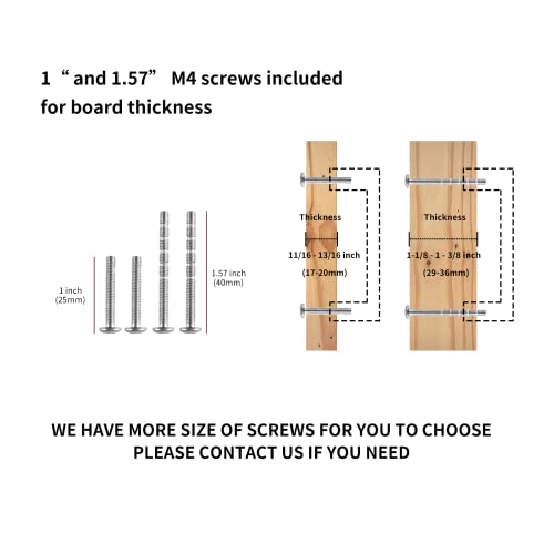 Haliwu 10 Pack Brushed Nickel Cabinet Knobs, Gold Cabinet Knobs Kitchen Handles Gold Kitchen Hardware, Single Hole Pulls T Bar Pulls - Thumbnail 4