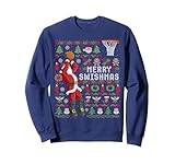 Merry Swishmas Ugly Christmas Basketball Weihnachten Sweatshirt