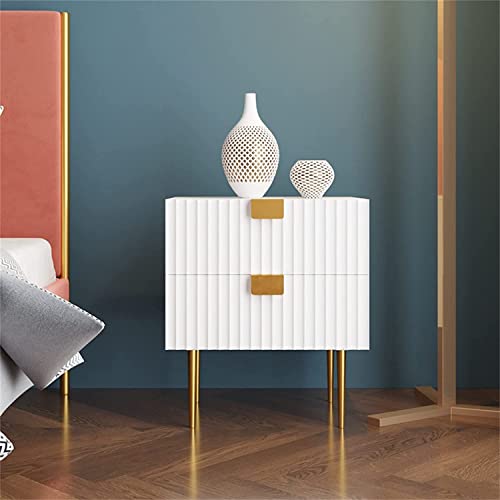Table de chevet 2 tiroirs pour aménager une chambre parentale cocooning et chic