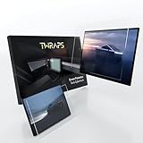 TWRAPS Screen Protectors for Tesla Cybertruck 2024 2025 2026 Matte Anti Glare, 18.5" Front/Main & 9.4" Back/Rear, 9H PET Ultra Tough Shockproof Display Guard, Set of 2 Cyber Truck Accessories