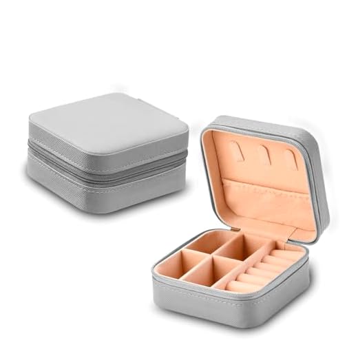 Porta Jóias Portátil | Mini Maleta Estojo Organizador Brincos Bijuterias Colares Anéis Relógios Maquiagem Acessórios Bolsa Feminina | Alpha Ecom (Branco)