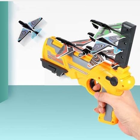 Plane Toy Gun Air Battle One-Click Ejection Model Airplane Launcher Toy