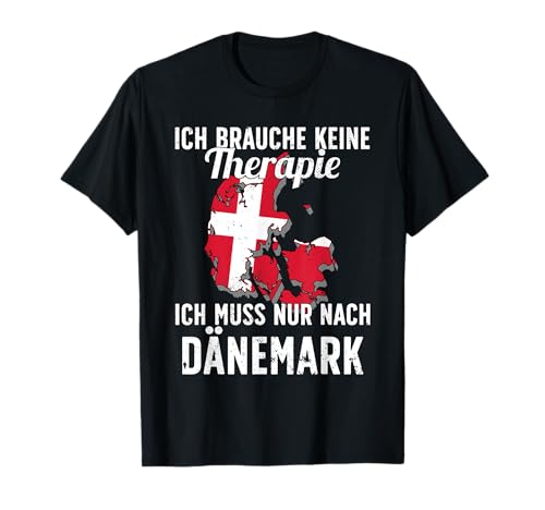Dänische Flagge I Dänemark Urlaub I Dänemark T-Shirt