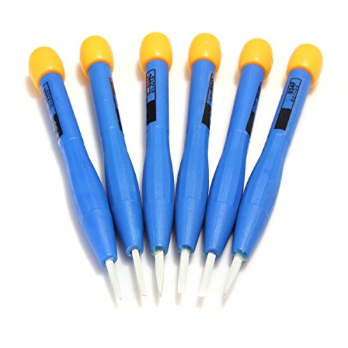 Hanperal 8pcs Slotted Head Ceramic Alignment Screwdriver Tool set
