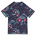 Skull Red Neon Eyes Bathing Suit Girls Sun Protection Rashguard Girls Swimwears Summer Clothes for Teen Boy 4T