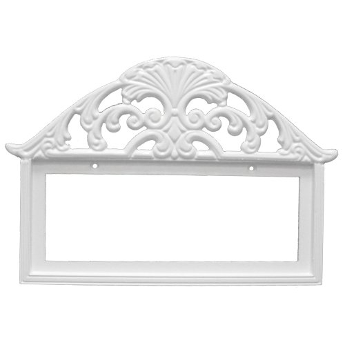 Tile Products Group Filigree Frame Address Plaque Finish: White