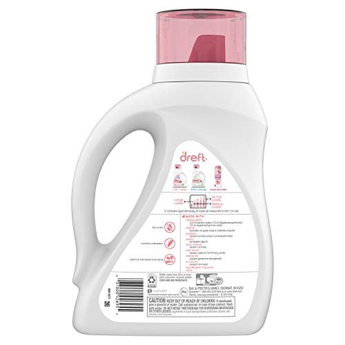 Dreft Stage 2: Active Baby Liquid Laundry Detergent, 32 Loads 46 Fl Oz (Packaging May Vary) #TOP1