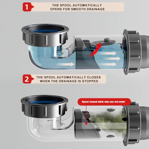 Kit Drenaje Cocina Doble Fregadero Ajustable QruiLanTu miniatura 4