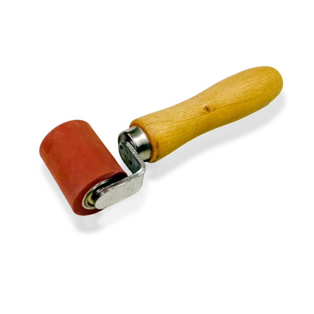 40mm Silicone Pressure Roller for Hot Air Welding Gun, Heat Resistant Seam Roller with Wooden Handle for PVC, TPO, EPDM, HDPE Membrane, Vinyl Flooring & Tarpaulin Welding-image-28