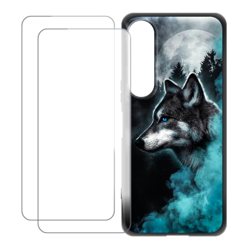 UOGNADGD Sony Xperia 1 VII �Ƃ̌݊������� �J�X�^���J���t���P�[�X�{�����K���X�ی�t�B����2���t�� ? �Ռ��z�������h�~ (�T 1)