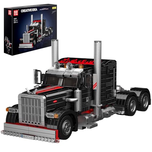 Mould King 10037 Briques de construction techniques pour camion américain classique - Jouets de construction - Cadeaux pour adultes à partir de 14 ans (1797...