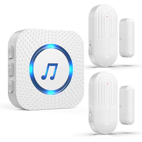 SanJie Wireless Door Chime Sensor with 500 FT Range
