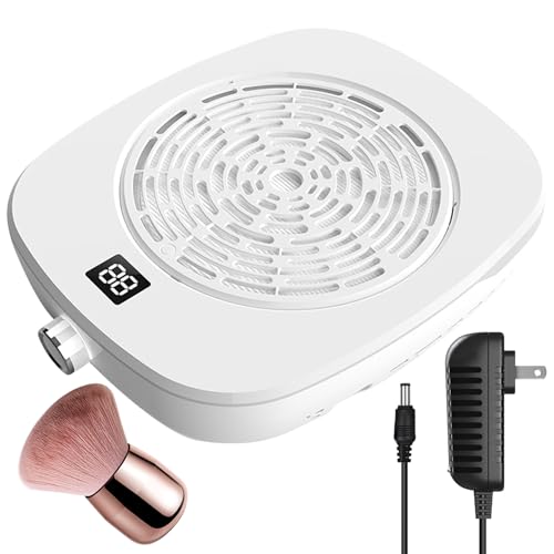 Extractor de Polvo para Uñas con Ventilador y Velocidad Ajustable miniatura 1
