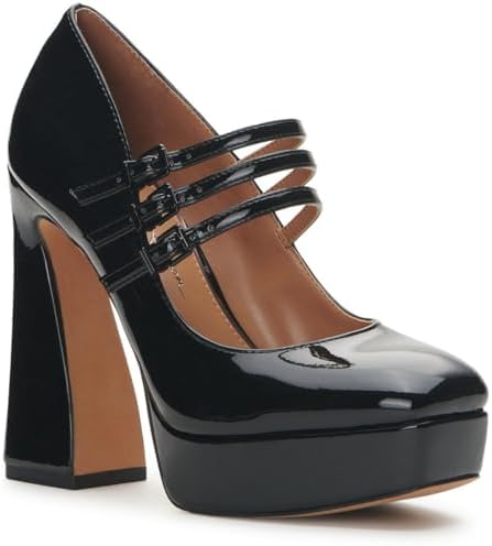 Jessica Simpson Women's Darena Strappy Pump, Black, 7.5 | Image 2