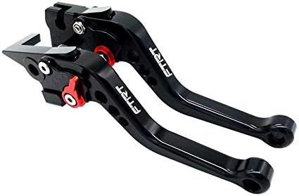 FTRT Short Brake Clutch Levers Compatible with ZX600 Ninja ZX-6R ZX6R ZX636 07-17/ ZX1000 Ninja ZX-10R ZX10R 06-15/ Z1000SX Ninja 1000 11-16/ Z1000 2007-2016/ Z750R 11-12: Black
