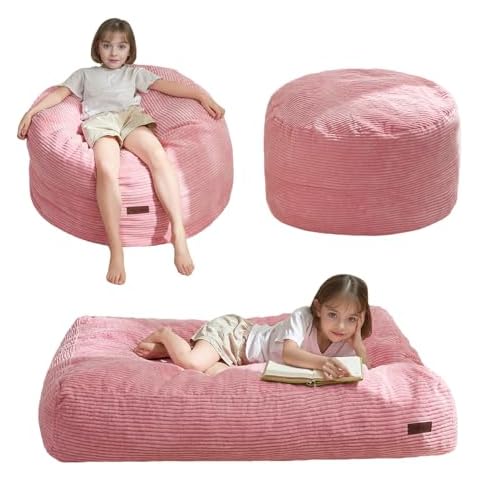 MAXYOYO Convertible Bean Bag Bed Cover