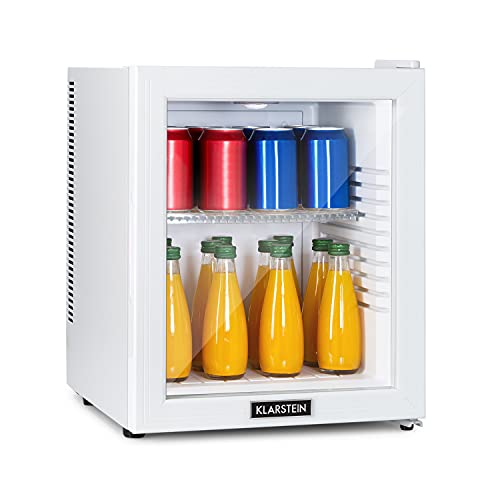 Klarstein Mini Frigo de Chambre 32L pour Snacks et Boissons, Petit Réfrigérateur Silencieux avec...