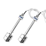 Elecall Stainless Steel Tank Water Level Sensor Float Switch, 2 Pack
