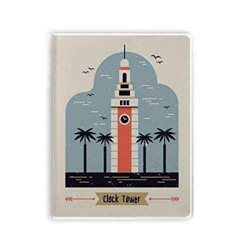 Horloge Tour Art Déco Carnet Hong Kong pour Vos Notes de Voyage et Journal Quotidien