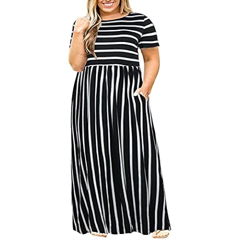 Nemidor Plus Size Maxi Dress with Pockets Cover