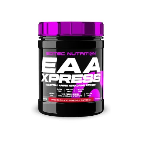 Scitec Nutrition EAA Xpress, Aromatisiertes essentielles Aminosäure enthaltende Nahrungsergänzungsmittel Getränkepulver mit Süßungsmitteln, 400 g Cover