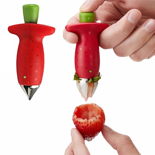 2 Pack Stainless Steel Huller Corer