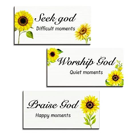 YUQILIN Sunflower Christian Wall Decor Cover