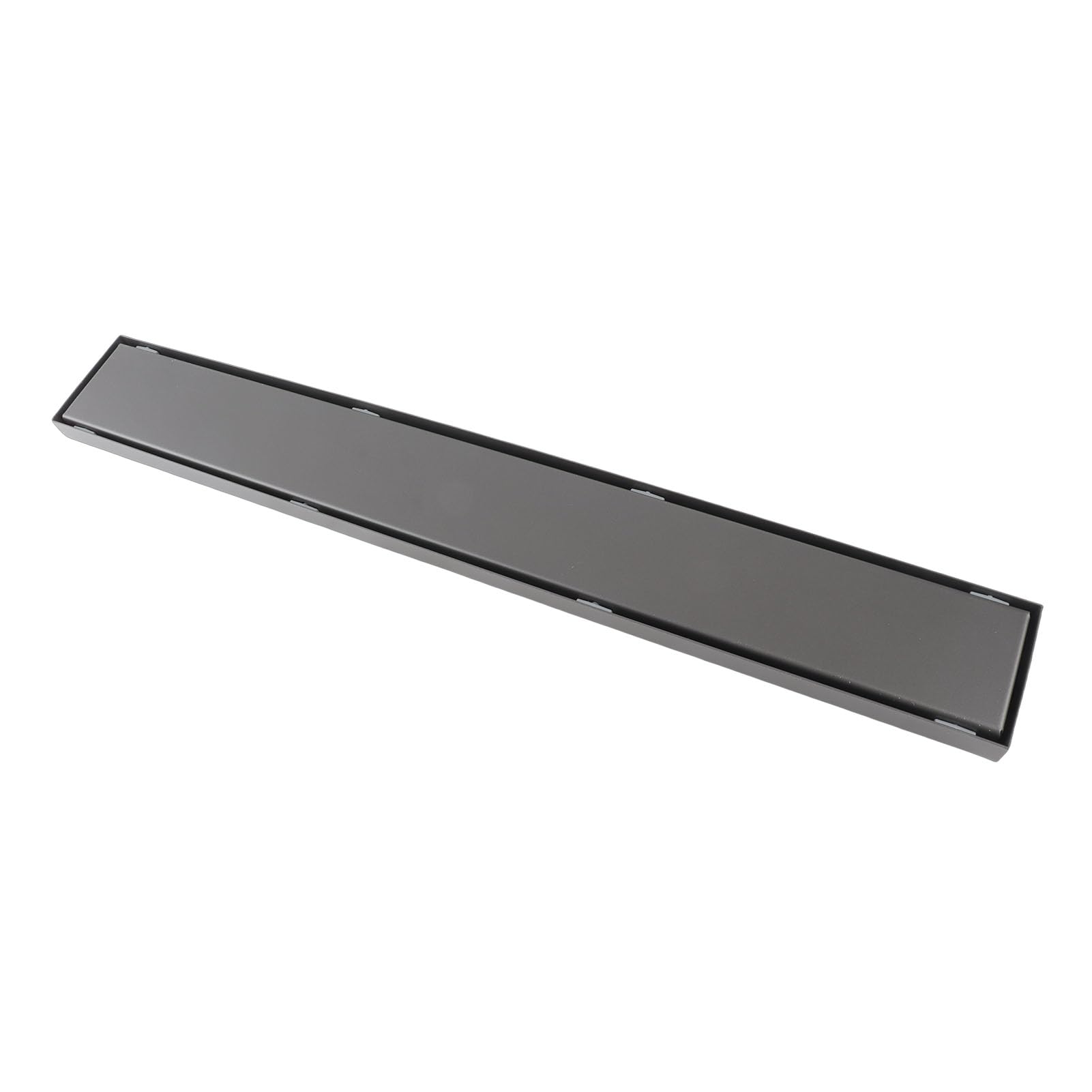Aramox Drenaje Lineal Desagüe de Ducha Lineal de Acero Inoxidable 304 Sello de Agua Profunda de 60 Cm Núcleo de Cobre Desagüe de Piso Rectangular Engrosado para Baño Cocina Garaje Sótano