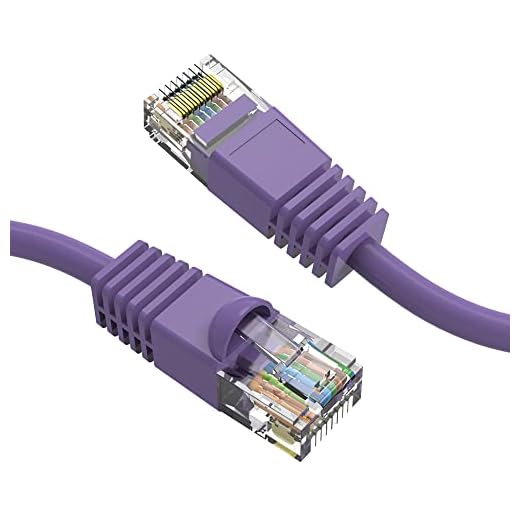 Cable Central LLC (Purple) 10 Ft Cat6 Ethernet Cable - Patch Cable for Network and Internet Connection