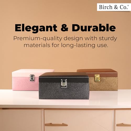 Image of Bangle Organizer - Bangles Box for Women - Chudi Box for Bridal - Bangle Storage Box for Bride, Durable & Elegant Bangle Holder, Perfect for Weddings & Everyday Use, Small, Black