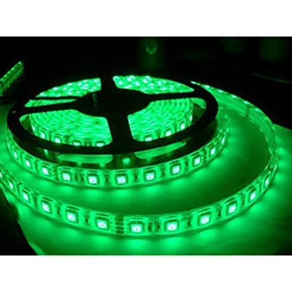 Image of Led Strip RSCT 4 Meter 2835 Cove Green Color Led Light Non Waterproof Fall Ceiling Light for Diwali,Chritmas Decoration with Adaptor /Driver (60 Led /Meter)