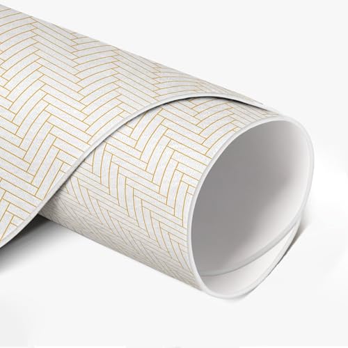 Tapis Vinyle Résistant à la Rayure ø150 cm Sol Cuisine Salon - 6