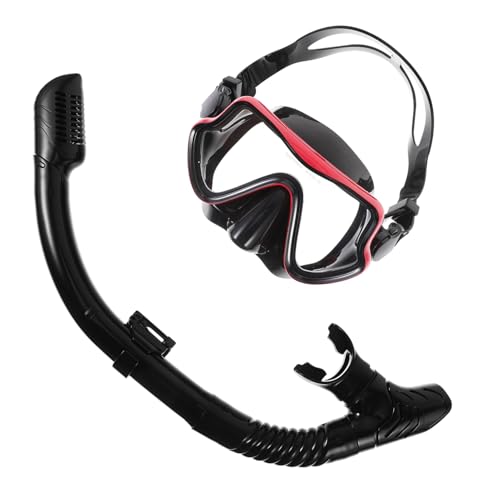 BESTonZON 1Set Adult Snorkeling Gear Set Compact Lightweight Snorkel Mask with Durable Design for Comfortable Fit and Watertight Seal for Diving and Swimming Activities