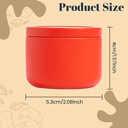 Yasuoa Spice Jars Coffee Tea Tins Containers Can With Lids Tinplate Storage Kitchen Canisters Holder For Countertop Jewelry Bean Sugar Candy Loose Leaf Chocolate Canisters Oats（6 Pack) #TOP1