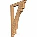 Ekena Millwork BKT04X32X44MRC01SWR Merced Traditional Smooth Bracket, 3.5" Width x 32" Depth x 44" Height, Western Red Cedar