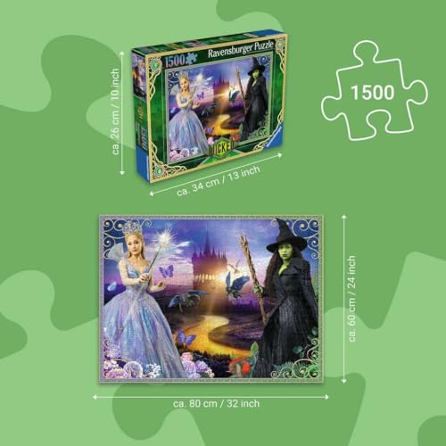 Puzzle 1500 pièces : Amies ou adversaires ? Wicked 2 Ravensburger France - vue 4