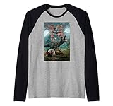 18JWOT00067A-002 Jurassic World: Fallen Kingdom T-Rex Poster Camiseta Manga Raglan