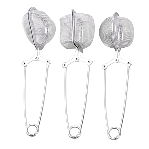 Ciieeo Tea Strainer Set 304 Stainless Steel Tea Filter Long Handle Ideal for and