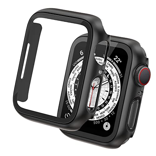 Tuocal 2 Pack Hard PC Case Compatible with iWatch 41mm Series 7