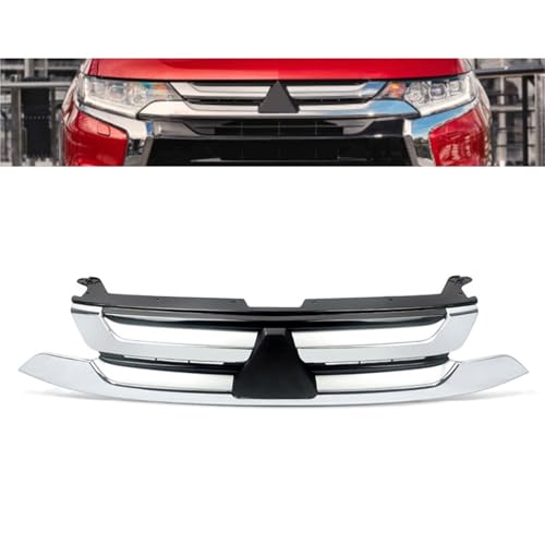 Grille supérieure de pare-chocs avant Outlander en ABS robuste noir - 2