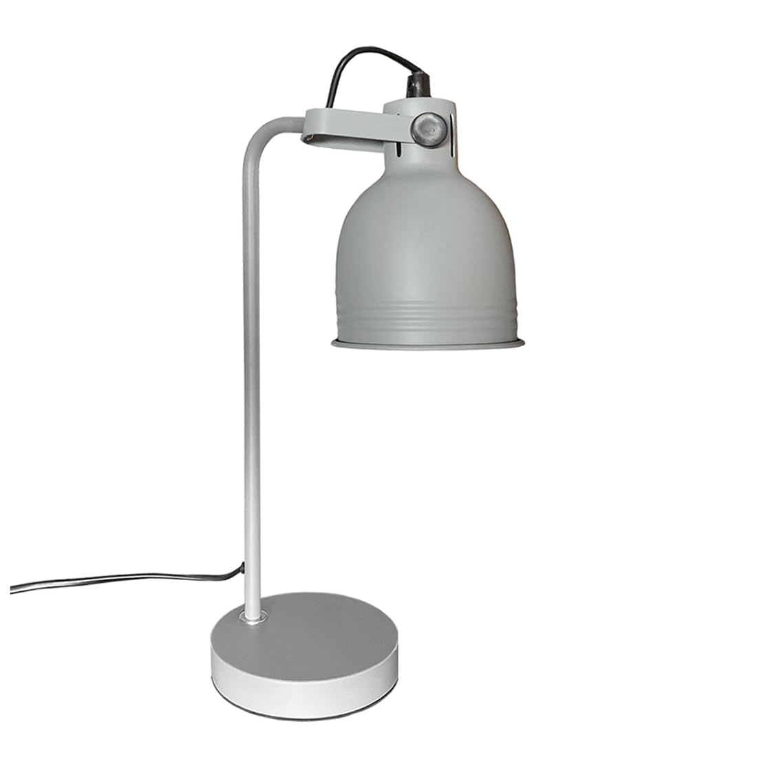 Acomoda Textil – Lampara de Mesa 38x15x11 cm Resistente, Versátil y Decorativa para Escritorio, Salón y Lectura. Lampara de Cabezal Ajustable con Botón encendido y apagado para Mesita.