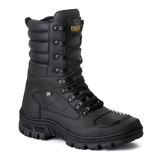 Bota Masculina Couro Preta Tratorada Cano Longo Alto Coturno Vigilante Militar Tático Moto Motociclista Motoqueiro Com Zíper Para Trabalho Trilha Bico Reforçado Resistente (Preto, BR, Adulto, Numérico, 36)