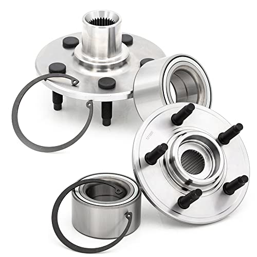 SimpliAuto 521000 2PC Rear Wheel Hub Bearing Compatible with Ford Explorer 2002-2010 Ford Explorer Sport Trac 2007-2010 Lincoln Aviator 2003-2005 Mercury Mountaineer 2002-2010