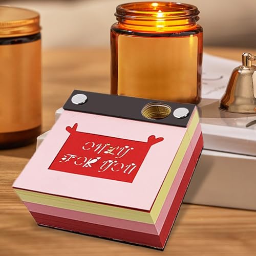 Bloc-notes adhésives 3D calendrier planificateur de gravure multi-usages - 2