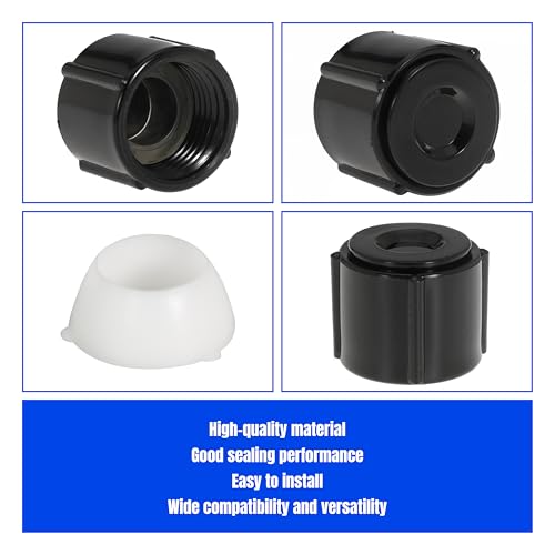 Image of Low Point Drain Caps and Seals for RVs Campers Trailers 1 /2 Inch RV Hot and Cold Water Lines 1 /2″ (Set of 4)