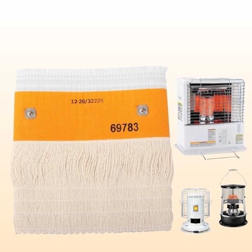 2 Pcs 32225 Kerosene Heater Wick Replacement For Kero World KW-24C Dyna GLO CV-2300&RMC-95C, Cotton/Fiberglass Heating Wicks For Indoor Kerosene Wicks, White
