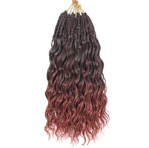 pojui 18 Inch Ocean Wave Crochet Hair 8 Packs -