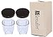 Blendin Replacement Short Cup with Stay Fresh Jar Lid, Compatible with Original Magic Bullet Blender Juicer 250W MB-1001, MB-1001B, MBR-1101, MBR-1701, MBR-1702, MBR-0301 - Small 8oz Cup (2 Pack)
