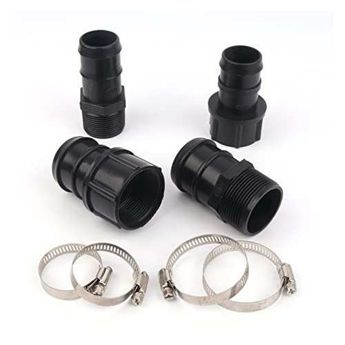 Gotero para riego agrícola con unión de tubería principal de 3/4 a 3" y conector de manguera 4